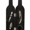 kit vinho em formato de garrafa contendo 5 peças